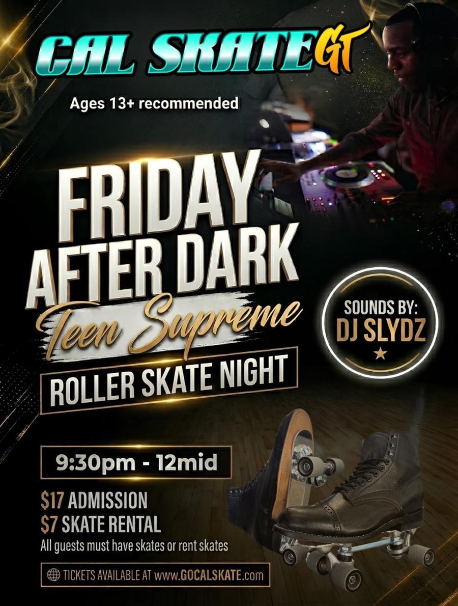 Teen Supreme Roller Skate Night
