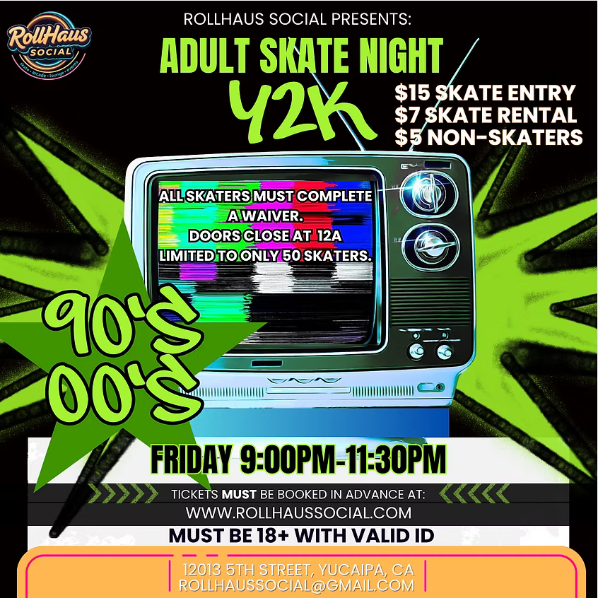 Y2K Adult Skate Night