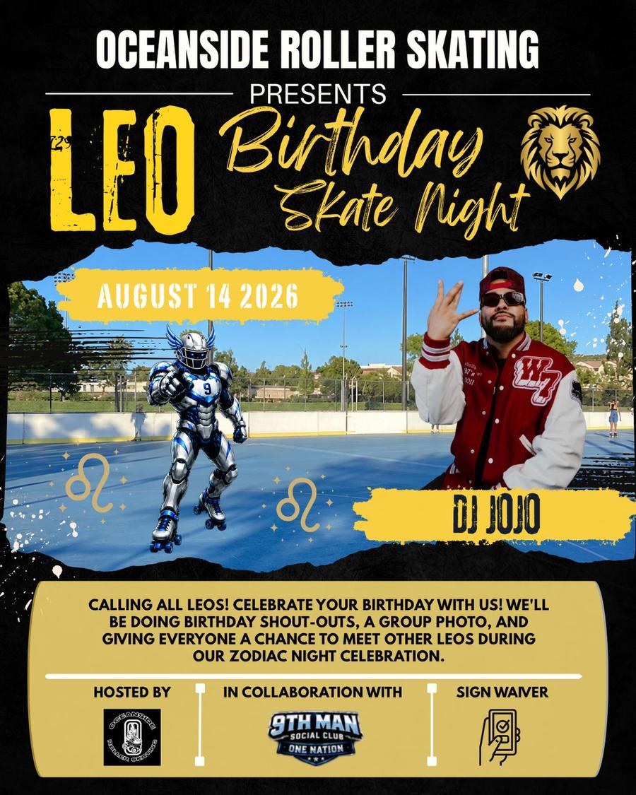 Leo Birthday Skate Night