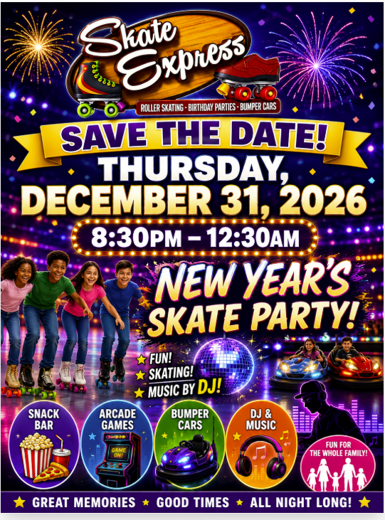 New Year's Eve Party at Skate Express