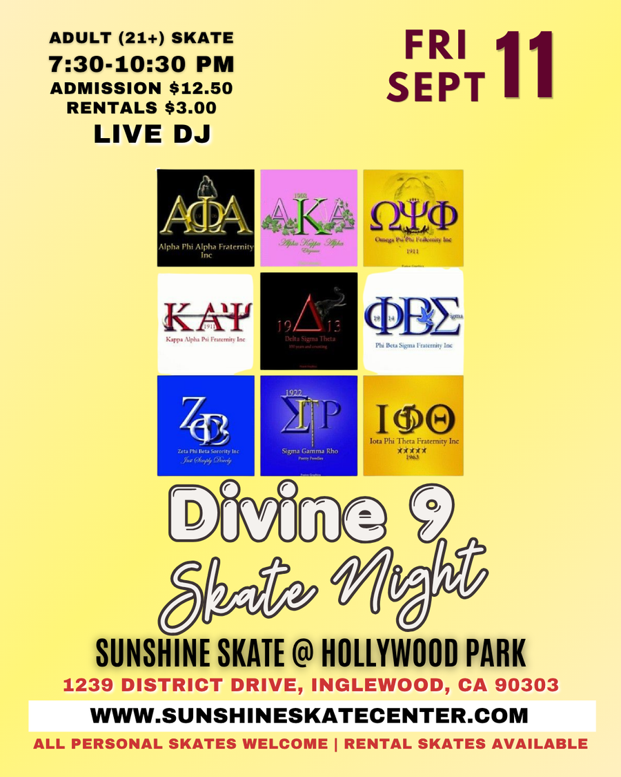 Divine 9 Skate Night