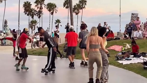 With @dance.skate — We made it onto @venice5150’s YouTube blog! 😎🙏