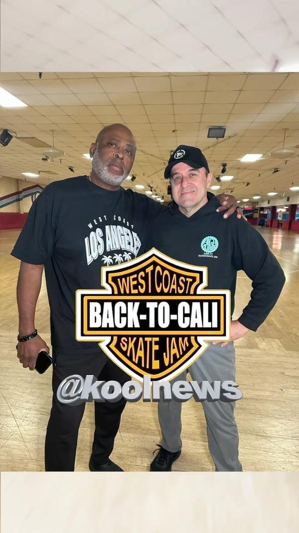 With @koolnews — @koolnews back to southern California to skate and learn more about Los Angeles based skate party called @westcoastback2cal