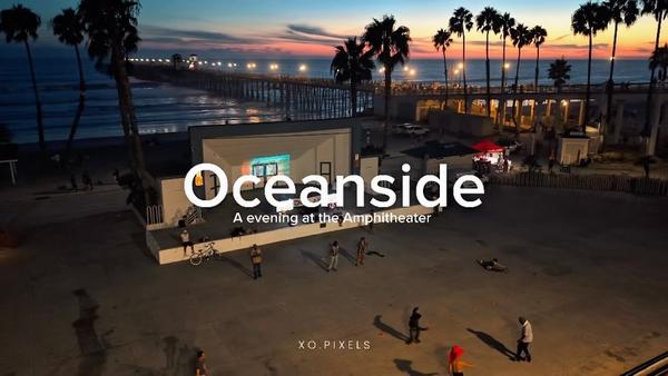 With @xo.pixels — Sunsets and blue hours with @osidesunsetsk8ers 🌅