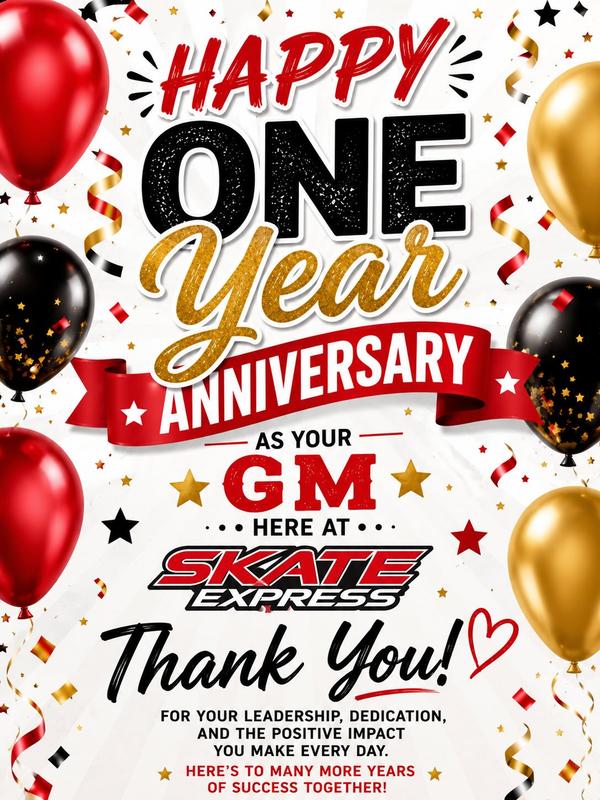 Happy 1 year Anniversary and Thank you for your continued support. I’m looking forward to serving and building.