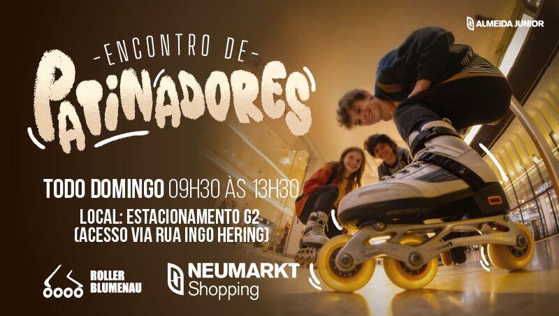 Grupo Roller Blumenau - Encontro de Patinadores (Neumarkt Shopping, garagem G2)