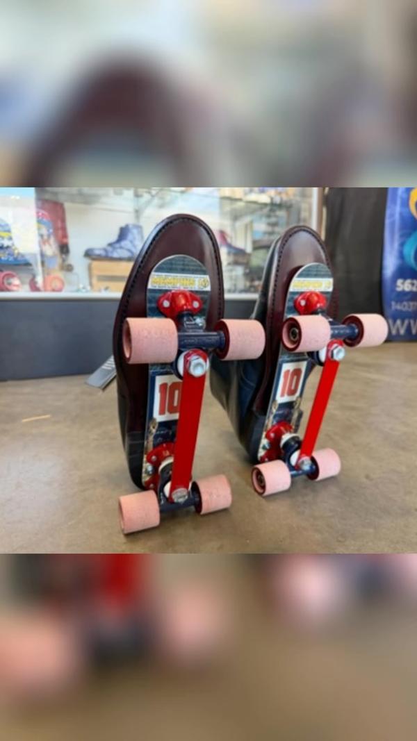 With @southernroll_memphis — Adding to my collection ‼️ A very Special pair designed and built by @sk8fanatics