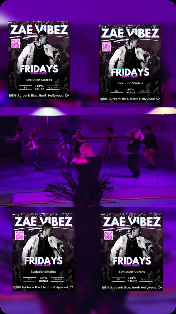 With @zaevibez โ Come take class Friday! Teaching this combo that we performed at @clubjete ! Werk.dance/zaevibez! Link in bio !