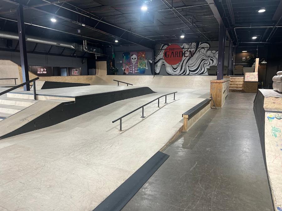 The Garden Indoor Skatepark & Coffee Shop - outdoor roller rink